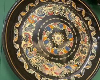Hand Painted Polish Wooden wall Art
