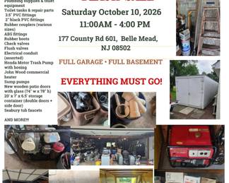 Estate Sale Advertisement