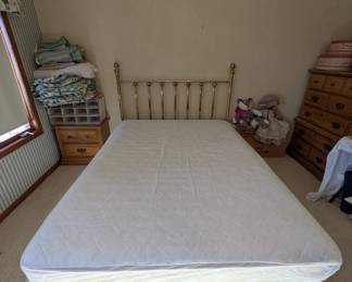 Queen Mattress & Box Spring with Headboard 