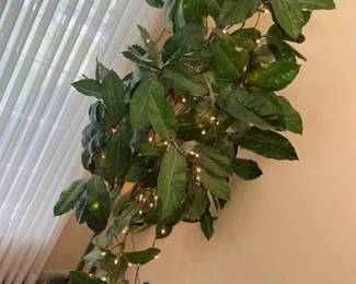 89 Lighted Faux Fiddle Leaf Fig