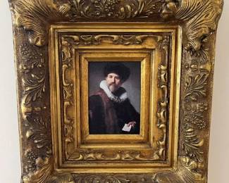 89 Portrait Of Nicolaes Ruts Fur Trader After Rembrandt Oil Replica