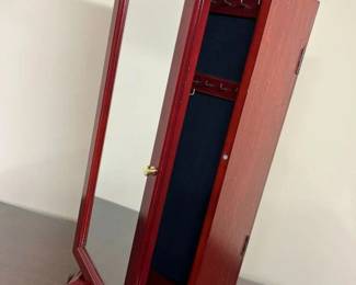 89 Revolving Tabletop Jewelry Cabinet