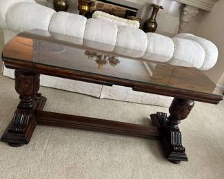 89 Vintage Drop Leaf Console Table