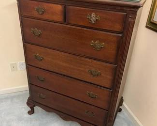 89 Kling Vintage 6Drawer Highboy