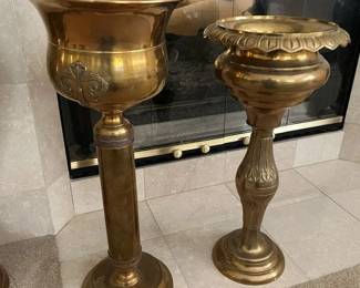 89 Brass Jardinieres