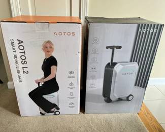 89 AOTOS Electric Smart Riding CarryOn Luggage NIB