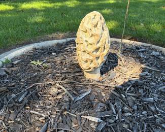 Large cement mushroom