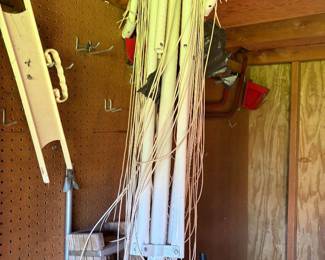 Vintage outdoor clothes dryer