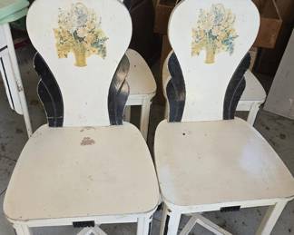MID CENTURY ORIGINAL KITCHEN CHAIRS
