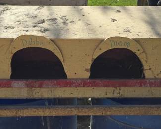 VINTAGE PERSONALIZED CHICKEN NESTING BOXES
