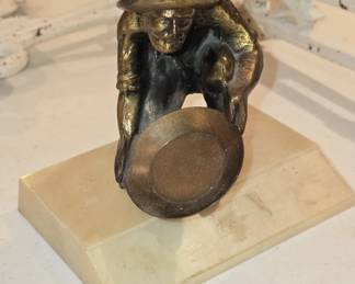 BRONZE GOLD MINER STATUE