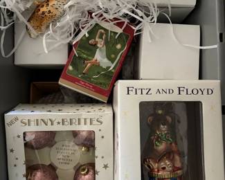 Christmas ornaments (vintage and brand new)