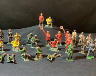 Dime Store Metal Toy Soldiers