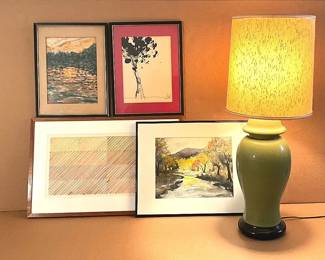 Framed Art  Lamp