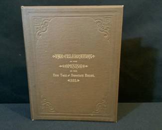 1883 Commemorative Brooklyn Bridge Book