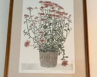 Elaine Simel Chrysanthemum Print