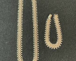 925 Sterling Silver Woven Set