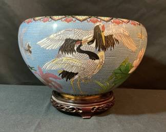 Chinese Cloisonne Bowl