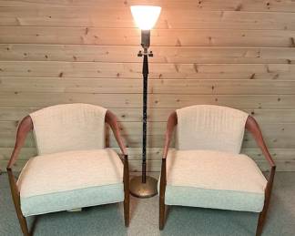 MCM Lounge Chairs  Lamp