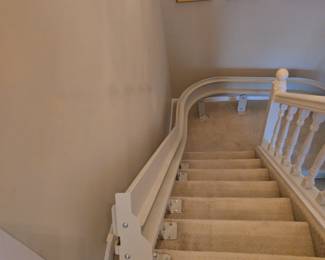 14 steps with a curve 