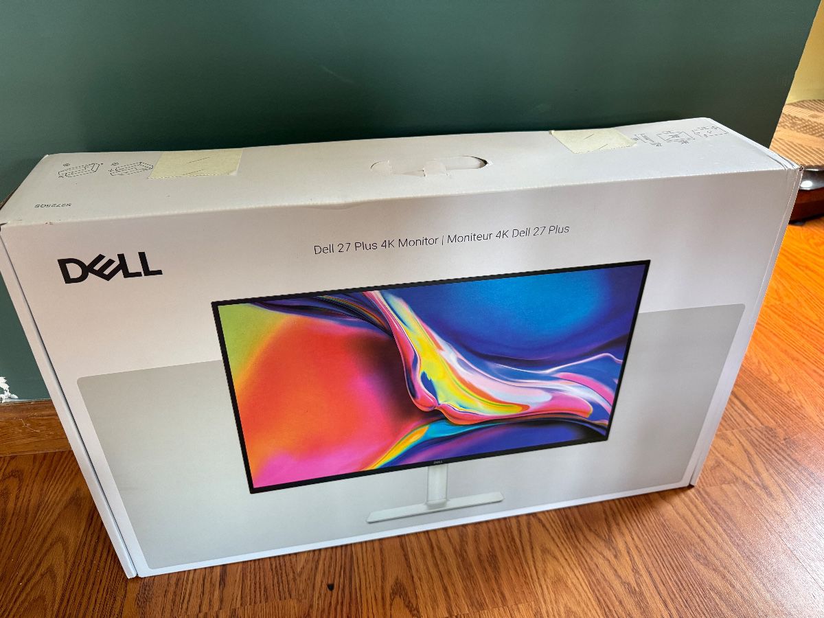 Dell 27 plus 4k monitor still in box