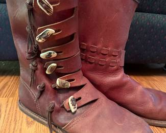 Grimfrost leather Viking boots (men’s 13?)