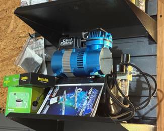 Air compressor airbrush set