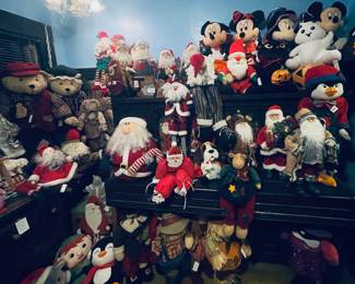 Santas and Disney… Vintage Upright Piano 