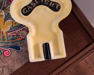 Vintage ashtray from The Gaslight Club -famous club 50’s/70’s