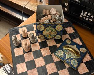 Marble chess set