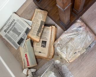 Old newspapers