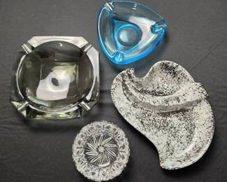 Vintage Ashtrays Decorative Trays