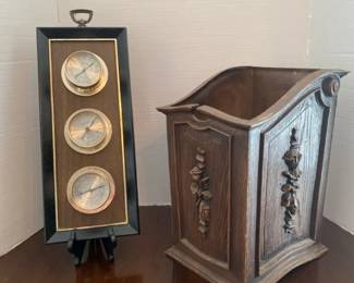 Household Lot Wall Barometer Umbrella HolderWastebasket