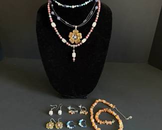 Matching Set Necklace  Earring Lot