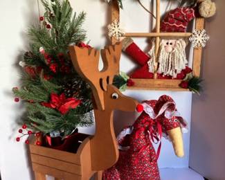 Rudolph and Friends Christmas Decor Lot