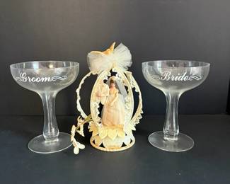 Vintage Wedding Decor Lot