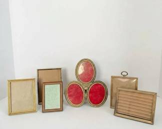 Vintage Gold Picture Frame Lot  Small Sizes