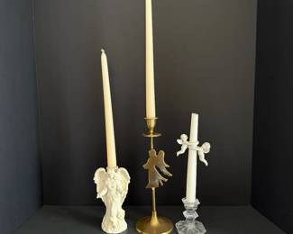 Angel Candlestick Holder Lot