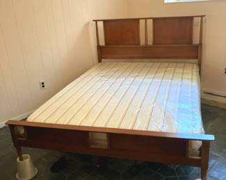 MCM FullDouble Size Wooden Headboard Bed Frame