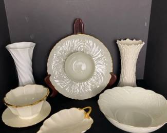 Vintage Gold Trim Tableware Lot  Lenox Crown and More