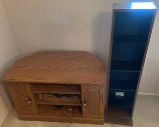 Entertainment Center Cabinet and Display Shelf
