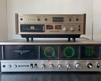 8 Track Players Alain GXR82D  Panasonic RE8840 Untested Read