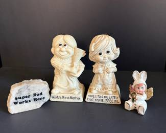 Vintage 1970s Russ Berrie Figurine Lot  More