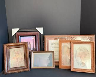 Wooden Picture Frame Lot