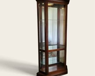Riverside Furniture Corp. Curio Cabinet  Internal Lighting, Adjustable Shelves