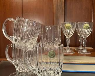 Cristal dArques Bretagne Crystal Drinkware Lot