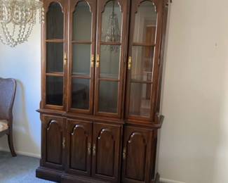 Vintage Ethan Allen Buffet Hutch