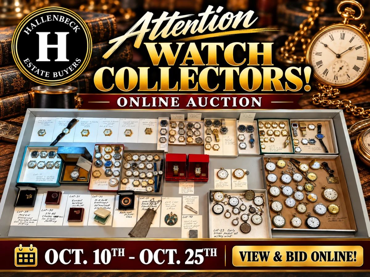 Vintage Watch Collectors Auction Banner