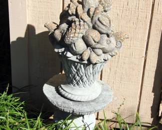Concrete Fruit (1 of a Pair)