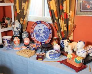 Asian Figurines, Opium Pillows